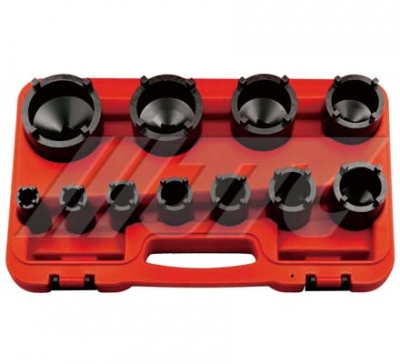JTC-5431 11PCS GROOVED NUT SOCKET SET (OUTER TOOTH)